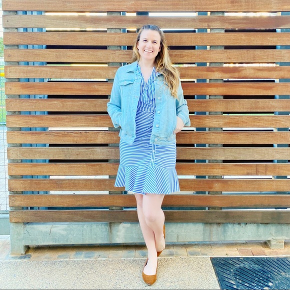 Clover and sloane Cap Sleeve Button Dress - Picture 5 of 6